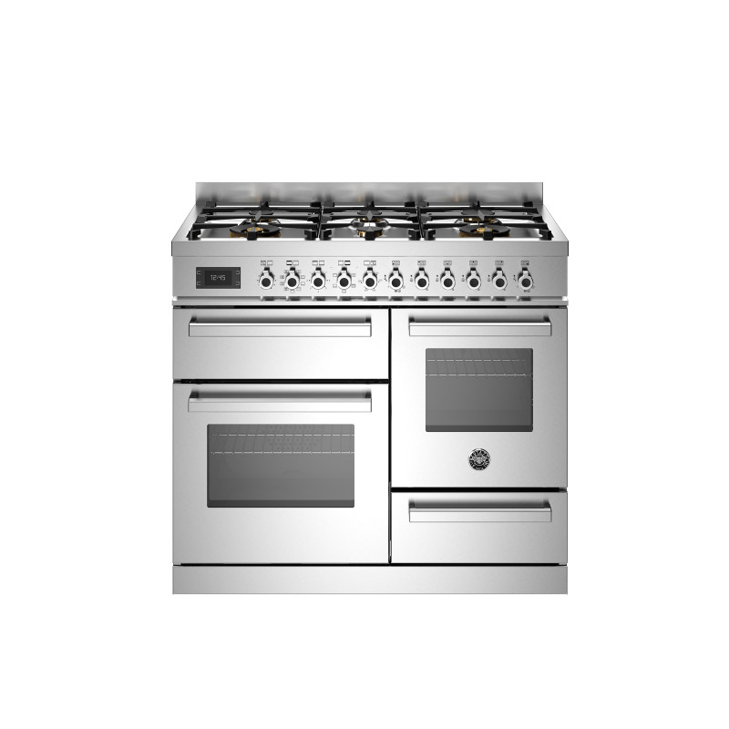 Piano de cuisson BERTAZZONI Professional 100 cm 3 fours Mixte