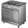 Piano de cuisson SMEG 90 cm 2 fours Pyrolyse Mixte