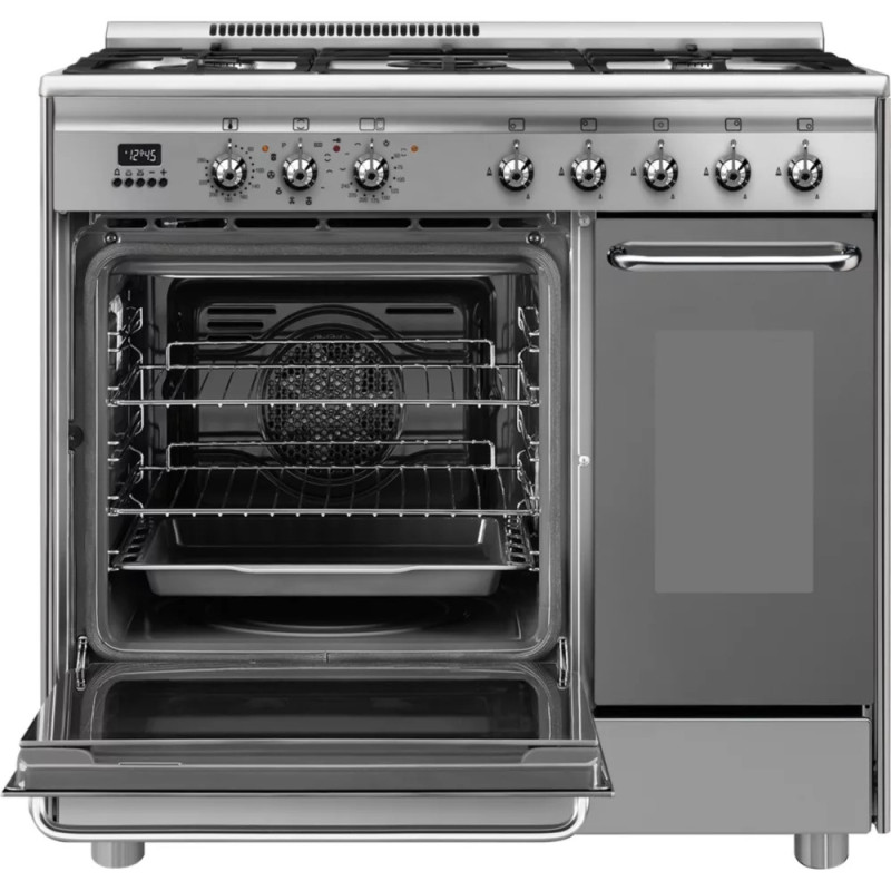 Piano de cuisson SMEG 90 cm 2 fours Pyrolyse Mixte