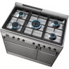 Piano de cuisson SMEG 90 cm 2 fours Pyrolyse Mixte